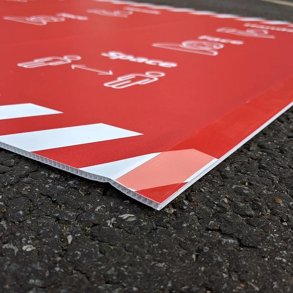 Bollard Cover Sticky Tab