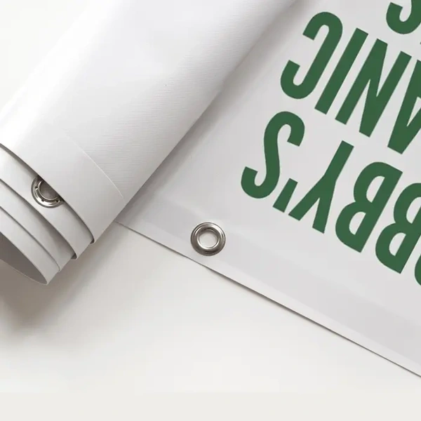  PVC Free Banner - Rolled with Eyelets